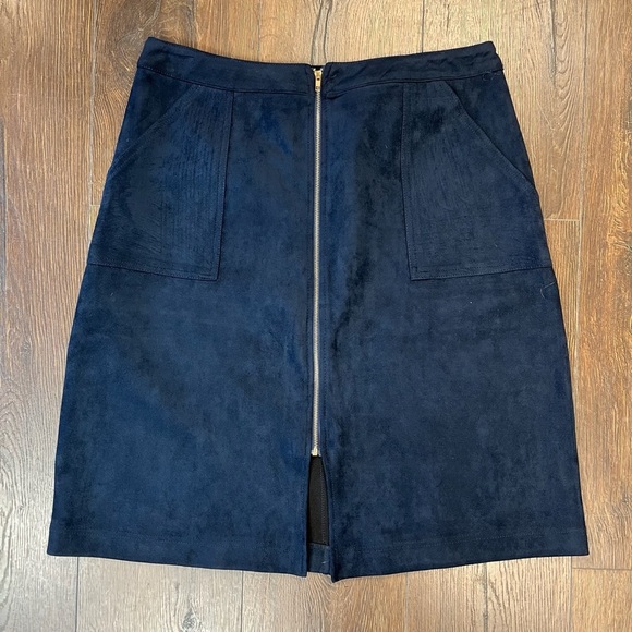 Glam zipper front skirt SZ LG - Picture 1 of 4